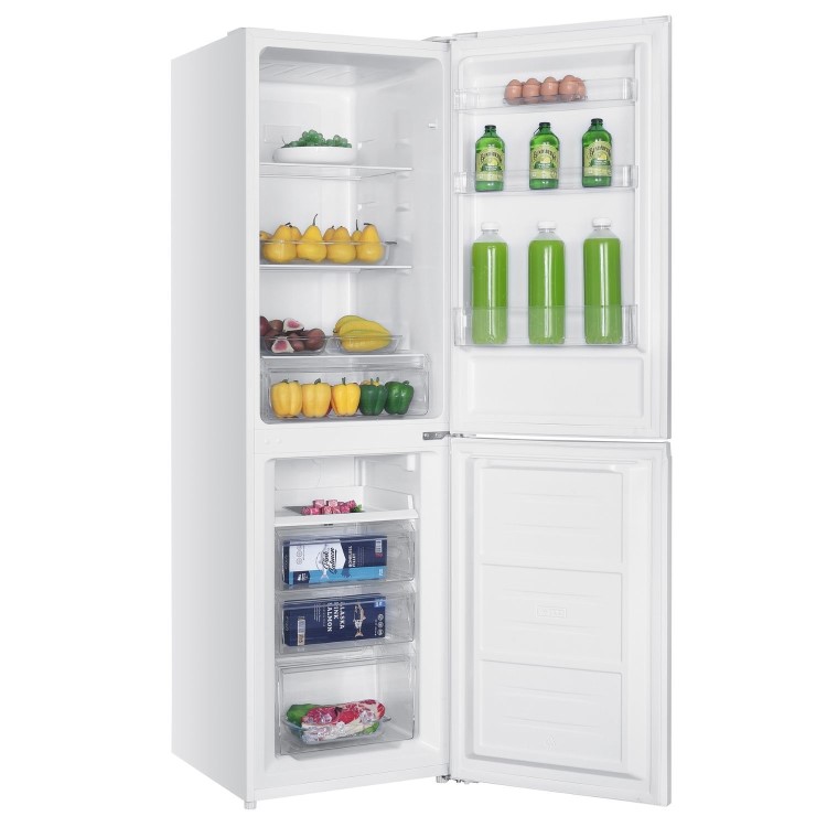 electriQ 247 Litre 50/50 Freestanding Fridge Freezer – White