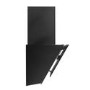 Refurbished electriQ eiQ60ANGLEGHBLHE 60cm Angled Cooker Hood with Hand Gesture Sensor Black