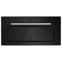 eiQ60CANGBL electriqQ 60cm Glass Canopy Cooker Hood - Black