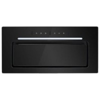 electriqQ 60cm Glass Canopy Cooker Hood - Black