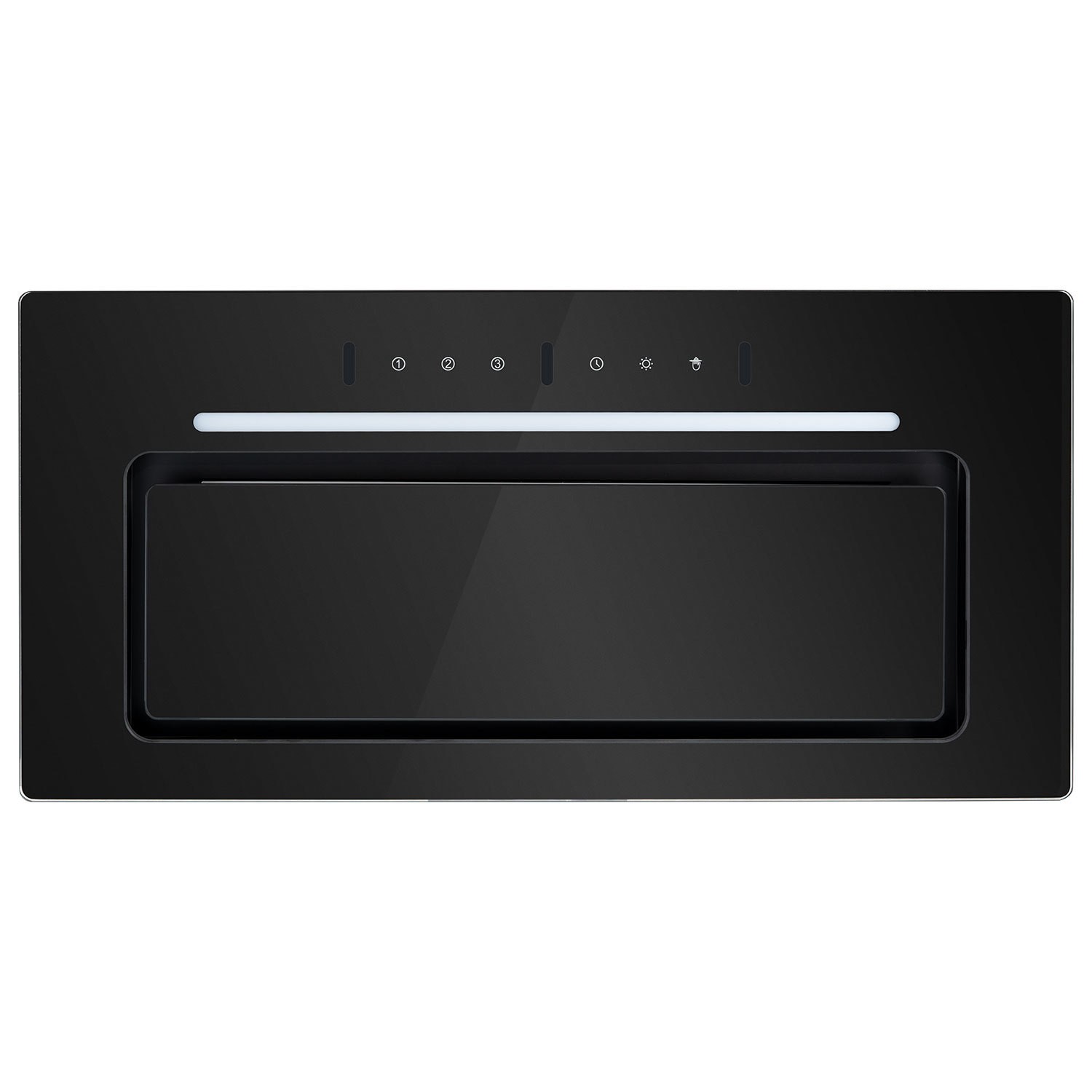electriqQ 60cm Glass Canopy Cooker Hood Gesture Controls