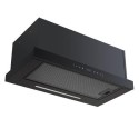 A1/eiQ60CANTABL Refurbished electriQ eiQ60CANTABL 60cm Telescopic Cooker Hood with Auto Opening Black