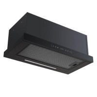 Refurbished electriQ eiQ60CANTABL 60cm Telescopic Cooker Hood with Auto Opening Black