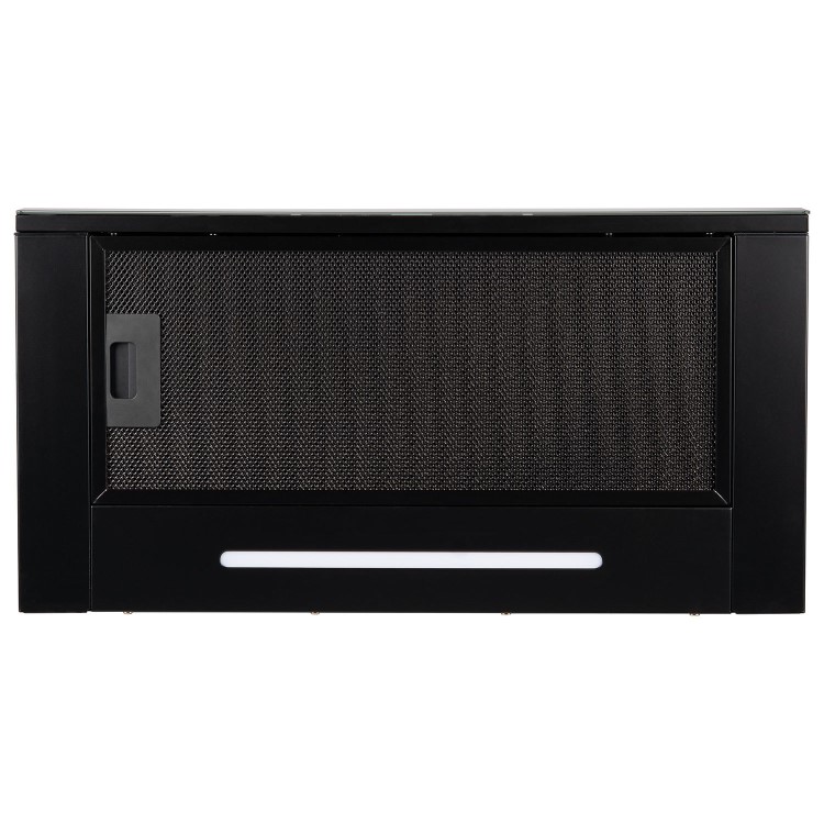 Refurbished electriQ eiQ60CANTABL 60cm Telescopic Cooker Hood with Auto Opening Black