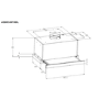 Refurbished electriQ eiQ60CANTABL 60cm Telescopic Cooker Hood with Auto Opening Black