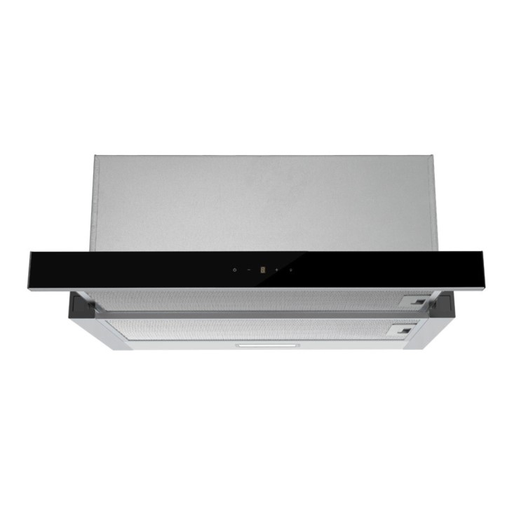 electriQ 60cm Telescopic Hood – Stainless Steel