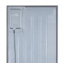Refurbished electriQ eiQ60FDFF Freestanding 320 Litre Frost Free American Fridge Freezer Black Glass