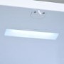 Refurbished electriQ eiQ60FDFF Freestanding 320 Litre Frost Free American Fridge Freezer Black Glass