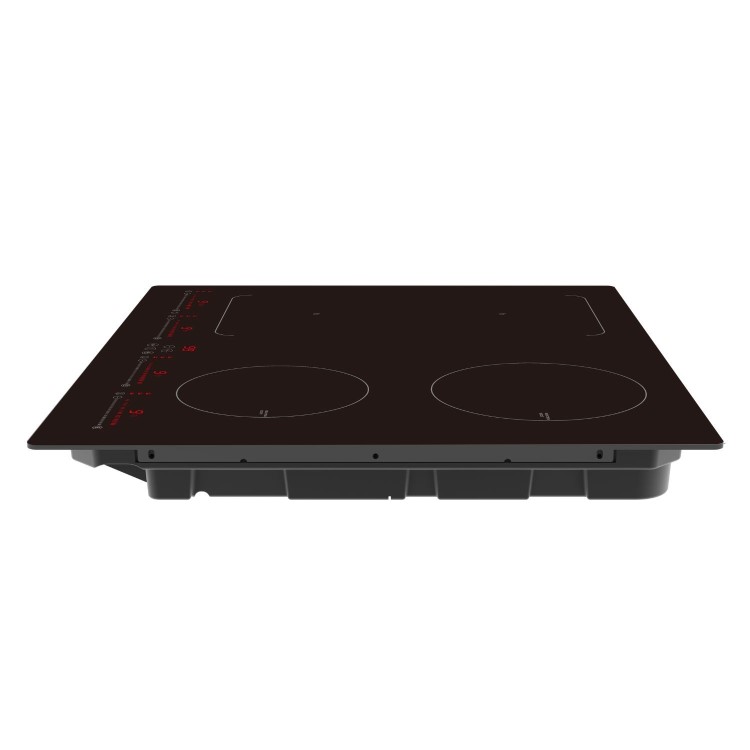 electriQ 60cm Induction Hob with Flex Zone - Black