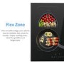 GRADE A2 - electriQ 60cm Four Zone Induction Hob with Bridge Zone