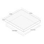 electriQ 60cm 4 Zone Induction Hob with Bridge Zone