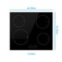 electriQ 60cm 4 Zone Induction Hob