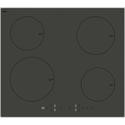 electriQ 60cm 4 Zone Plug In Induction Hob - Grey - includes Induction Pans