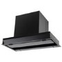 Refurbished electriQ eiQ60INTOUCHBL 60cm Integrated Cooker Hood with Gesture Control Black