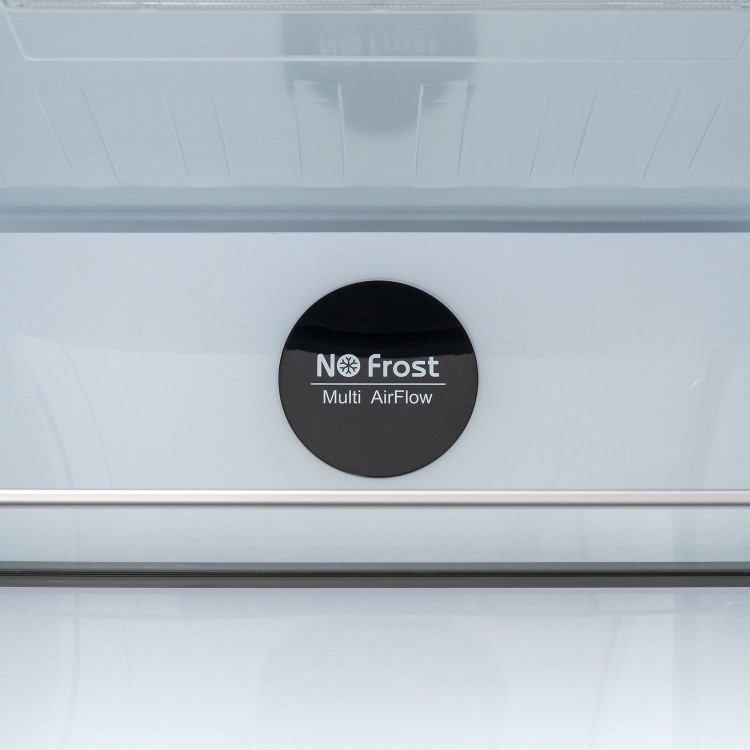 electriQ 401 Litre 60/40 Freestanding Fridge Freezer – Stainless Steel