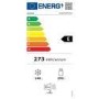 electriQ 401 Litre 60cm Wide 60/40 No Frost Fridge Freezer - Stainless Steel 