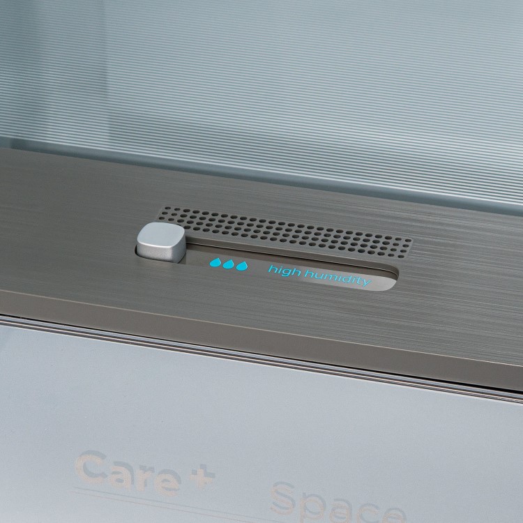 electriQ 401 Litre 60/40 Freestanding Fridge Freezer – Stainless Steel