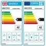 electriQ 60cm Slimline Button Control Chimney Hood - Black