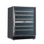 Refurbished electriQ eiQ60WINESS Freestanding 46 Bottle Full Range Dual Zone Wine Cooler Stainless Steel