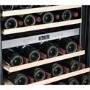 Refurbished electriQ eiQ60WINESS 46 Bottle Full Range Dual Zone Wine Cooler Stainless Steel