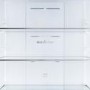 electriQ 442 Litre 60/40 Freestanding Fridge Freezer - Stainless Steel