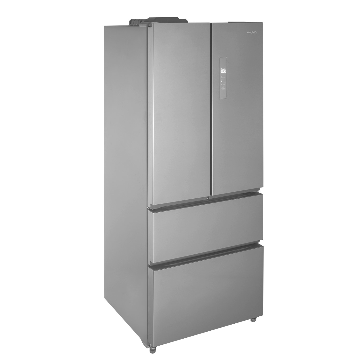 electriQ 70cm French Door Fridge Freezer in Stainless Steel eiQ70FDFF Appliances Direct