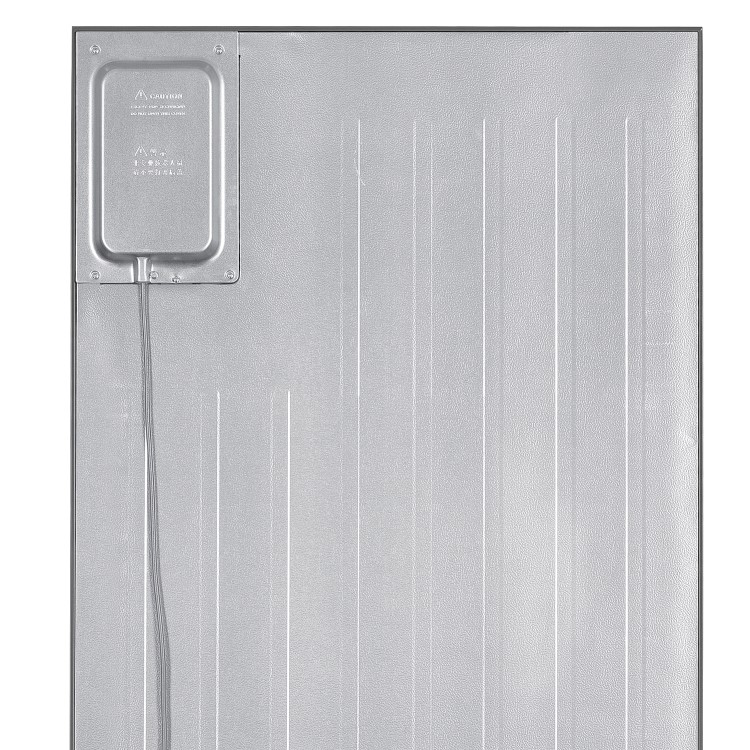 electriQ 466 Litre Four Door American Fridge Freezer - Stainless Steel