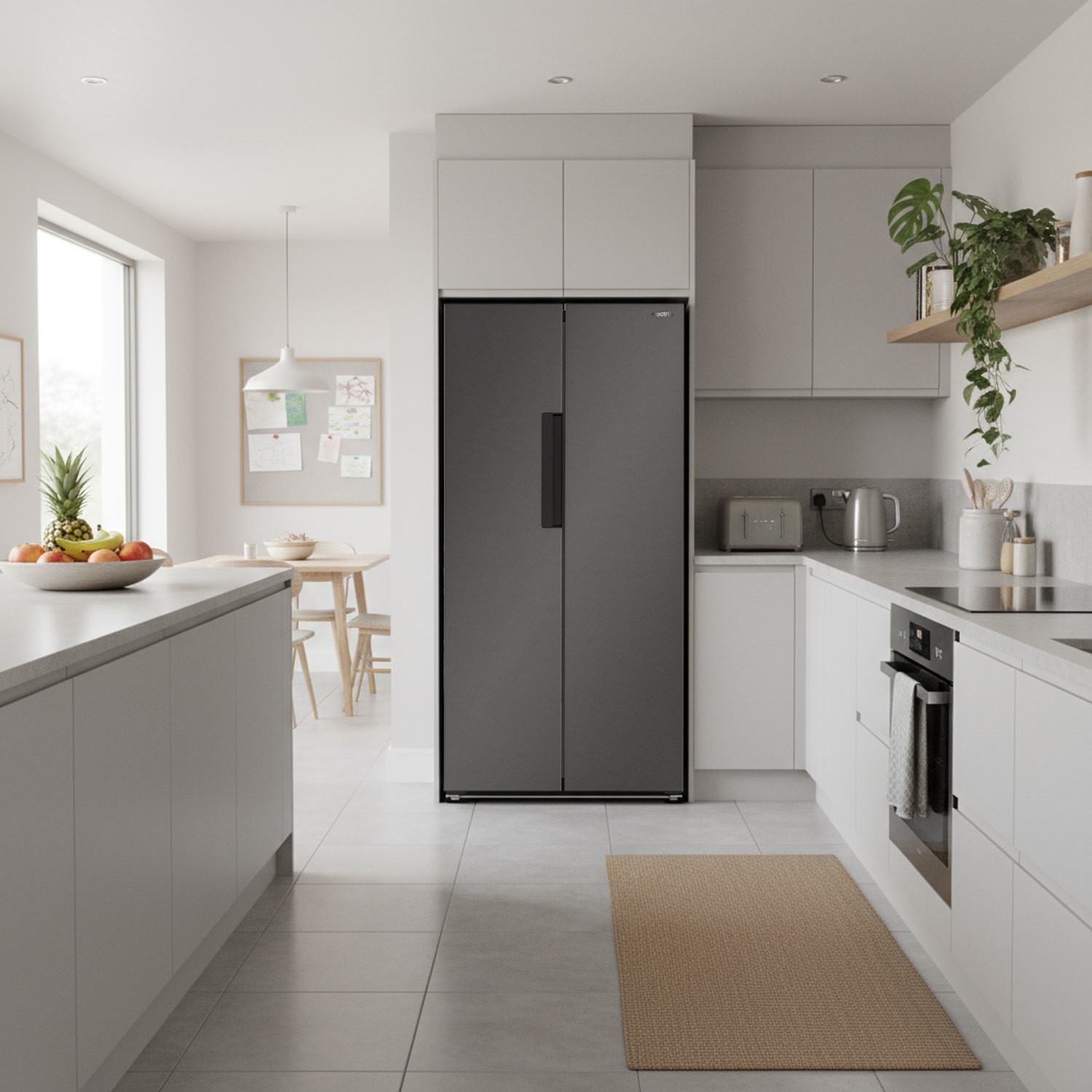 electriQ 430L Side by Side American Fridge Freezer electriQ 430L Side by Side American Fridge Freezer