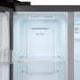 Refurbished electriQ 430L Side by Side American Fridge Freezer