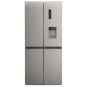 eiQ854DFFWD electriQ 415 Litre Four Door American Fridge Freezer with Water Dispenser - Stainless Steel