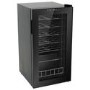 GRADE A2 - electriQ 28 Bottle Capacity Freestanding Wine Cooler -  Black