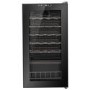 GRADE A2 - electriQ 28 Bottle Capacity Freestanding Wine Cooler -  Black