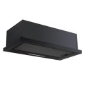 A1/eiQ90CANTABL Refurbished electriQ eiQ90CANTABL 90cm Telescopic Cooker Hood with Auto Opening Black
