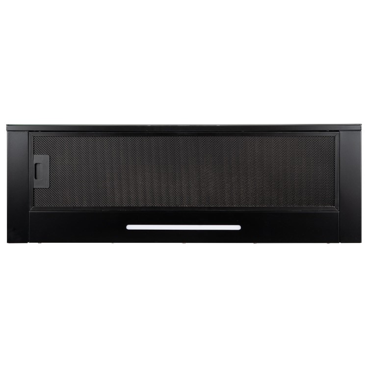 Refurbished electriQ eiQ90CANTABL 90cm Telescopic Cooker Hood with Auto Opening Black