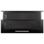 Refurbished electriQ eiQ90CANTABL 90cm Telescopic Cooker Hood with Auto Opening Black