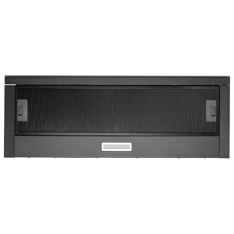 electriQ 90cm Telescopic Canopy Cooker Hood – Black
