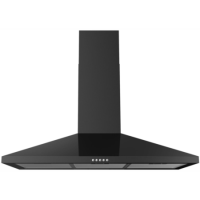electriQ 90cm Traditional Chimney Cooker Hood - Black