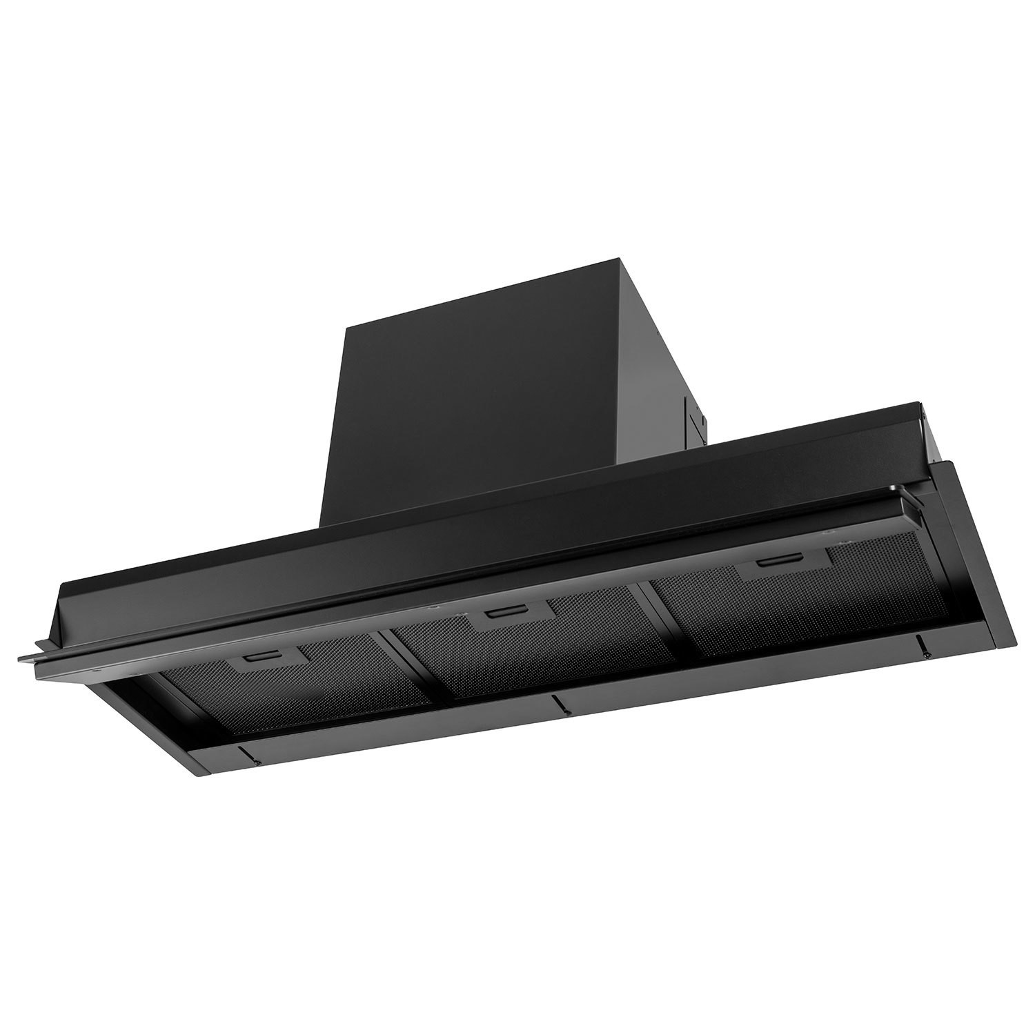 electriQ 90cm Canopy Cooker Hood with Gesture Control - Black