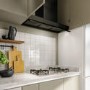 electriQ 90cm Integrated Cooker Hood with Gesture Control - Black
