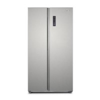 electriQ 525 Litre Side-by-Side American Fridge Freezer - Stainless steel