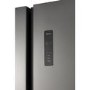 electriQ 525 Litre Side-by-Side American Fridge Freezer - Stainless steel