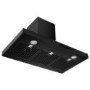 electriQ 90cm Slimline Chimney Cooker Hood - Black