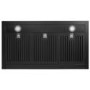 electriQ 90cm Slimline Chimney Cooker Hood - Black