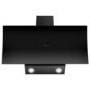 electriQ 90cm Curved Angled Hood with Touch Control - Black - A+ for energy