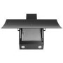 electriQ 90cm Curved Angled Hood with Touch Control - Black - A+ for energy