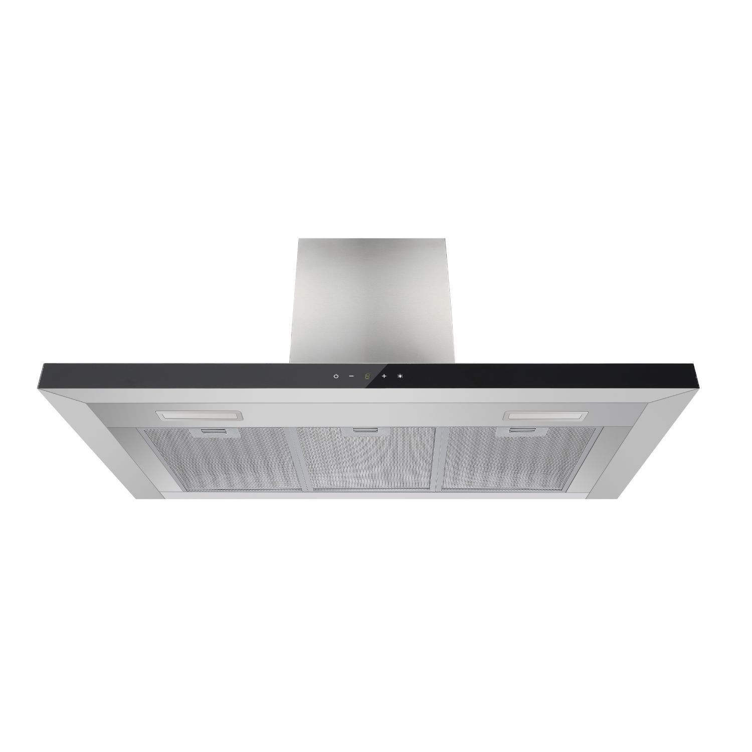 90cm Slimline Chimney Cooker Hood Stainless Steel