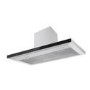 electriQ 90cm Slimline Chimney Cooker Hood - Stainless Steel