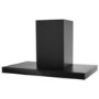 Refurbished electriQ eiQ90TOUCHSLIMBKHE 90cm Slimline Chimney Hood with Hob to Hood Connection Black