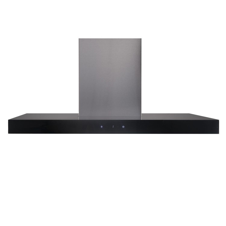 electriQ 90cm Stainless Steel Slimline Touch Control Cooker Hood A+++