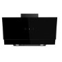 Refurbished electriQ eiQAN90BLTOUCH 90cm Angled Cooker Hood with Touch & Gesture Control Black